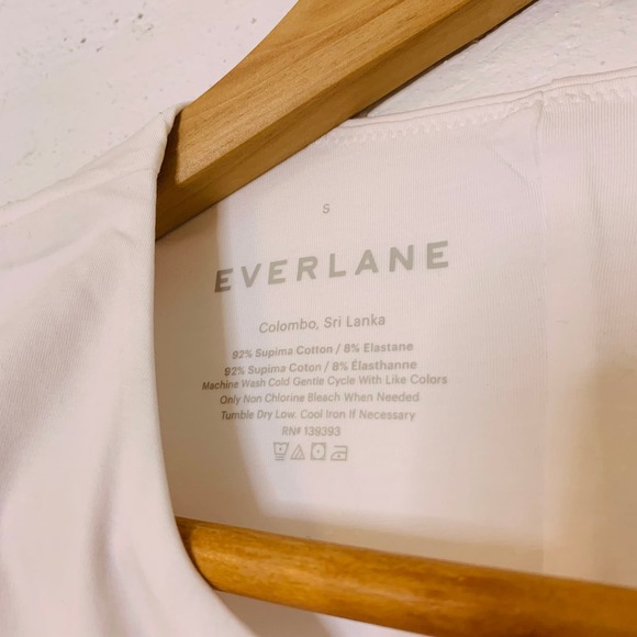 Everlane White Bodysuit Top - Picture 3 of 8